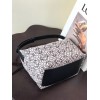 Loewe Cubi Small Anagram white leather bag