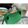 Chloe kiss purse in small grain calfskin green