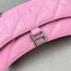 Balenciaga Crush small chain strap pink bag