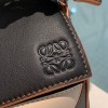 Loewe Black/ White Smooth Small Puzzle Bag