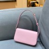 Celine Triomphe Shoulder Bag Shiny Calfskin Pink