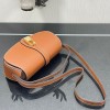 Celine shoulder leather brown 18cm bag