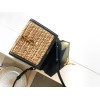 YSL raffia shoulder bag