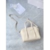 Givenchy Mini Antigona Lock White Leather Bag