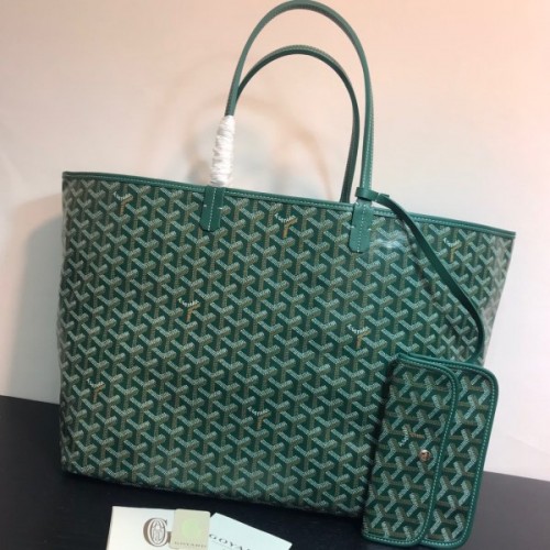 Goyard St Louis Tote XXL Green Bag