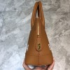 Balenciaga Ville Top Handle Bag Brown/White