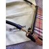 Burberry B Olympia Pouch Checked Shoulder Bag