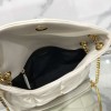YSL White Puffer Bag Golden Hardware Medium 29cm