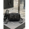 YSL Lou Mini Black Patent Bag