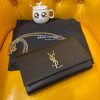 YSL Monogram Kate Black Silver 24cm Bag