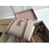 BURBERRY Small Leather TB Shoulder Bag Pink