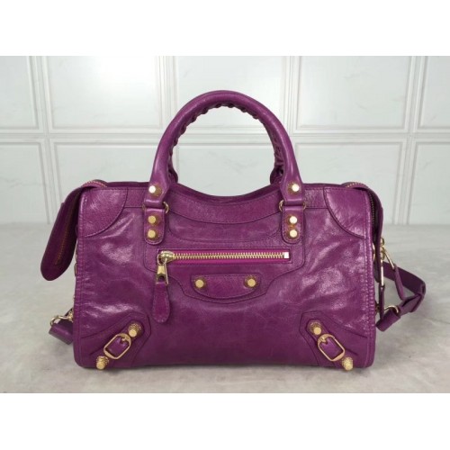 Balenciaga motorcycle bag Purple