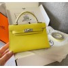 Hermes Kelly Mini Yellow Leather