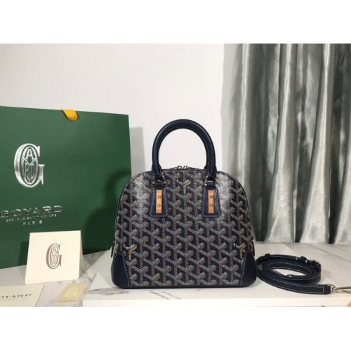 Goyard Sac Vendome Blue Canvas PM Bag