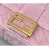 Fendi Baguette Light Pink Velvet 26cm Bag