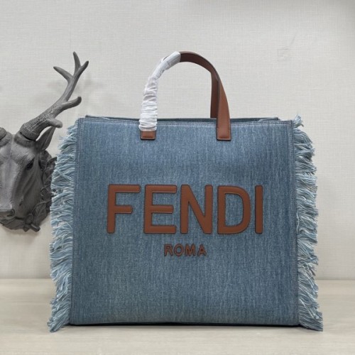 Fendi tote denim bag