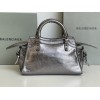 Balenciaga silver cagole XS handle bag