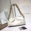 Bottega Veneta The Chain Pouch white shoulder bag