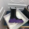 Bottega Veneta Boots in Black/ Purple
