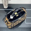 Fendi Peekaboo FF LogoSheep Skin Bag