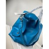 Givency Medium Antigona Soft Bag In Deep Blue Leather