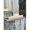 YSL Vitoirie Baby White Leather Clutch