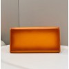 Fendi sunshine tote Yellow ombre leather 41cm