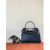 Fendi Peekaboo Iconic mini black leather bag