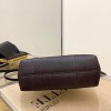 FENDI First Small Dark brown python leather bag | 8BP129