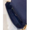 Fendi Baguette Dark blue FF canvas bag