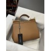 DOLCE & GABBANA Small Brown Dauphine Sicily Bag