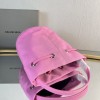 Balenciaga Drawstring Bucket Pink Bag