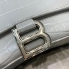 Balenciaga hourglass shoulder bag in white