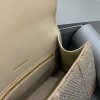Balenciaga small hourglass crystal-embellished bag