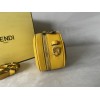Fendi Yellow O'lock Mini Leather Camera Bag