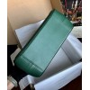 Dolce & Gabbana Small Green Calfskin DG Amore Bag