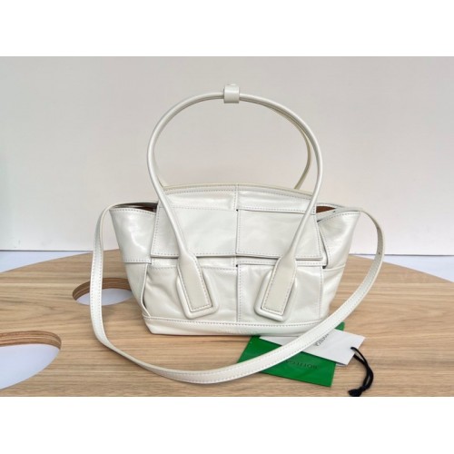 Bottega Veneta Arco Mini White Tote Bag