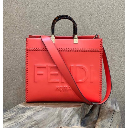 Fendi sunshine orange tote 41cm bag