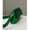 Fendi Baguette Medium Green Sequined Bag
