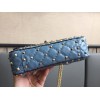 Valentino Garavani Rockstud Spike Blue Bag