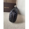 Bottega Veneta Knot Clutch Silver Bag