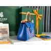 Goyard Saigon Structure Blue Bag