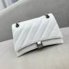 Balenciaga Crush chain-strap white shoulder bag