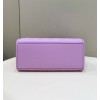 Fendi Sunshine Medium Purple Leather Shopper Bag