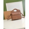 Burberry large brown pocket bag