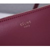 Celine trio shoulder red bag