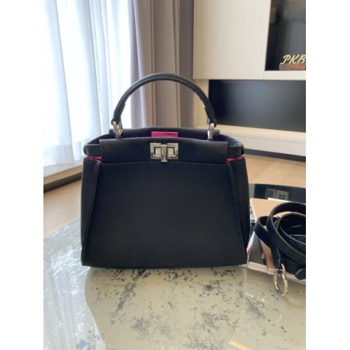 Fendi Peekaboo Togo Black leather bag