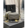 YSL Lou Mini Grey Bag