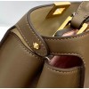 Fendi Medium Peekaboo Leather Brown Bag