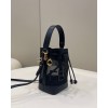 Fendi MON TRESOR black leather bag